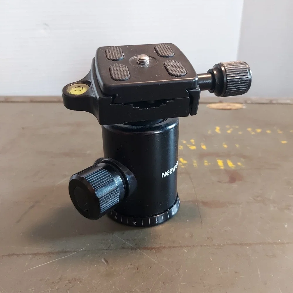 Neewer Professional Aluminum Alloy 360 Degree Panoramic Tripod Ball Head Black